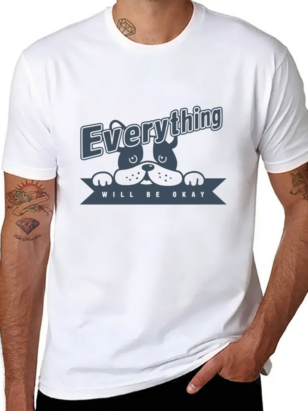 Everything Will Be Okay Unisex Casual T-Shirt – Clean Design For Daily Comfort