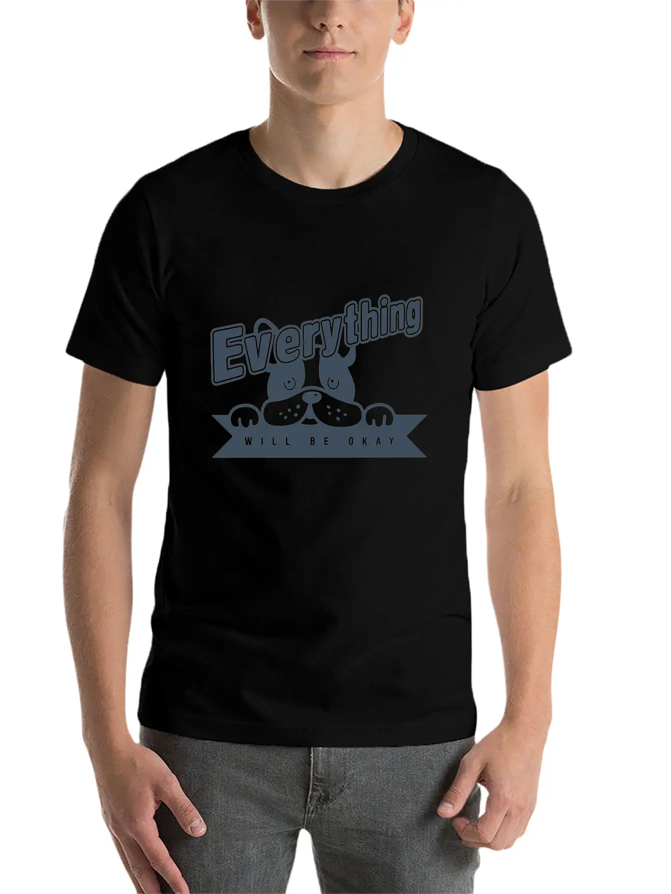 Everything Will Be Okay Unisex Casual T-Shirt – Clean Design For Daily Comfort