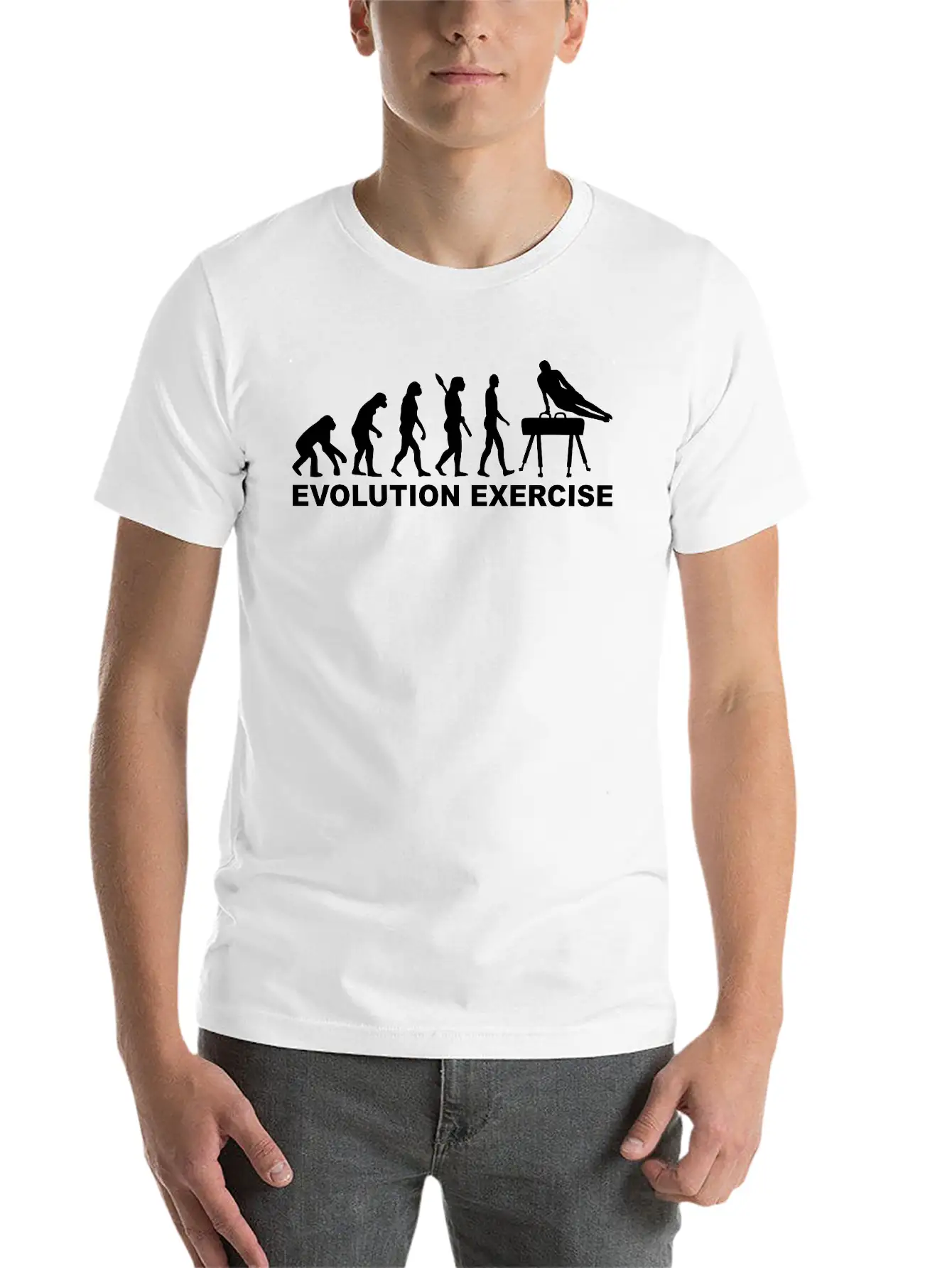 Evolution Exercise Unisex Casual T-Shirt – Clean Design For Daily Comfort