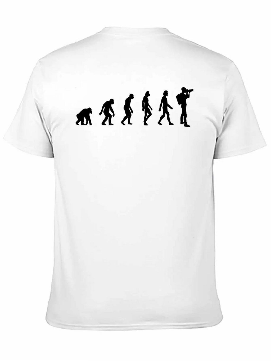 Evolution Of Photography Unisex Short Sleeve Soft Cotton T-Shirt – Casual Everyday Wear