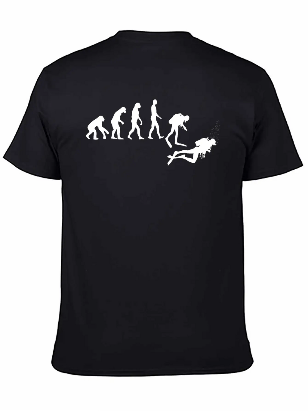 Evolution Of Scuba Diving Unisex Casual T-Shirt – Clean Design For Daily Comfort