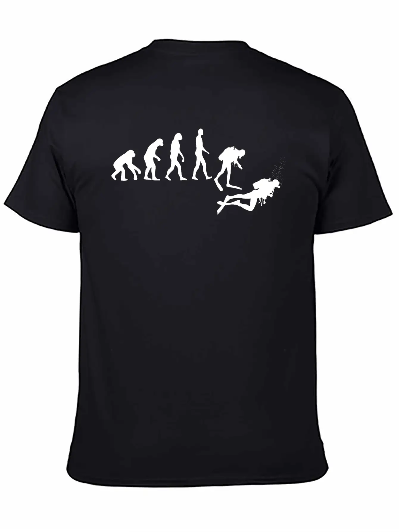 Evolution Of Scuba Diving Unisex Casual T-Shirt – Clean Design For Daily Comfort
