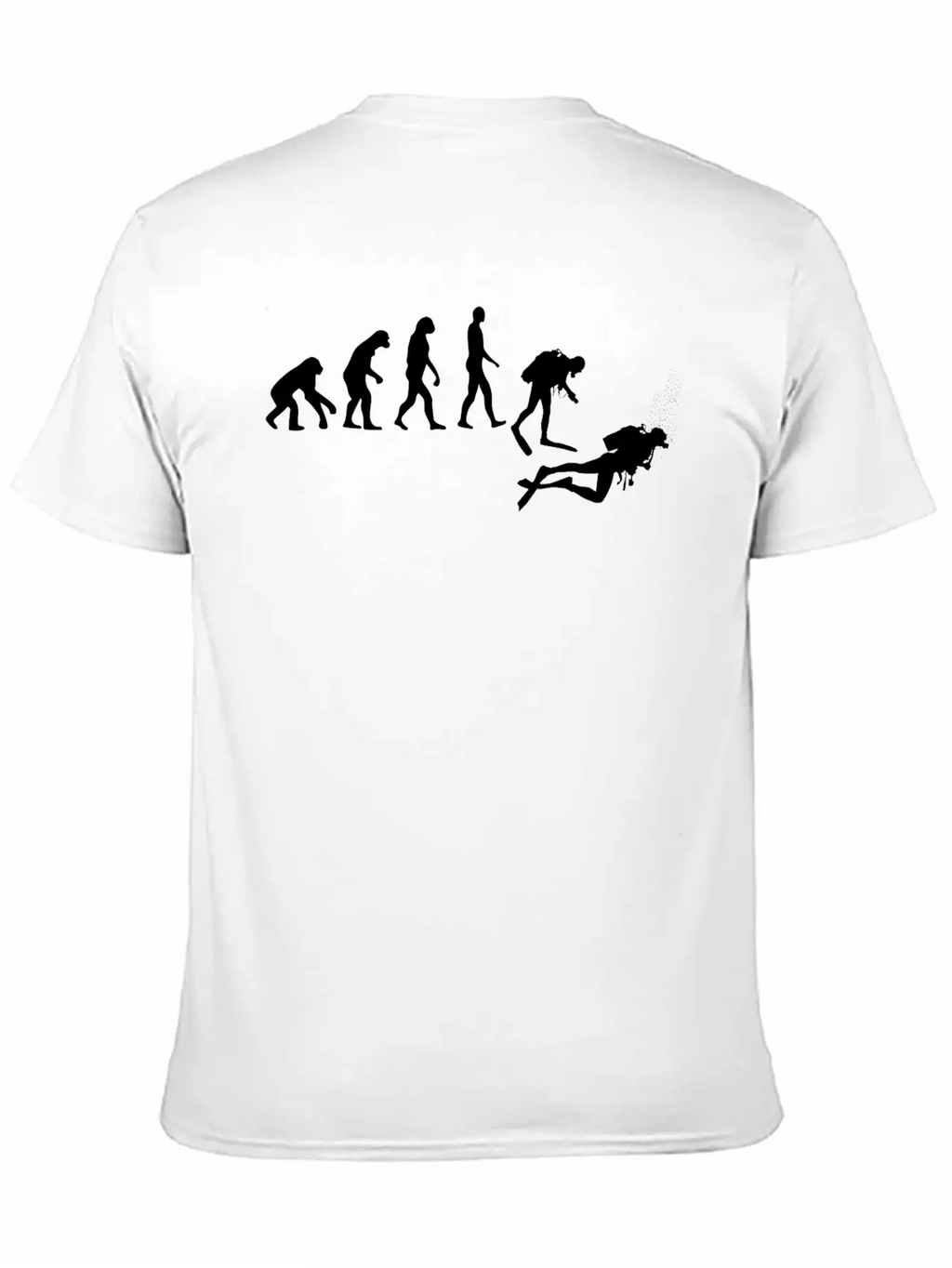 Evolution Of Scuba Diving Unisex Casual T-Shirt – Clean Design For Daily Comfort