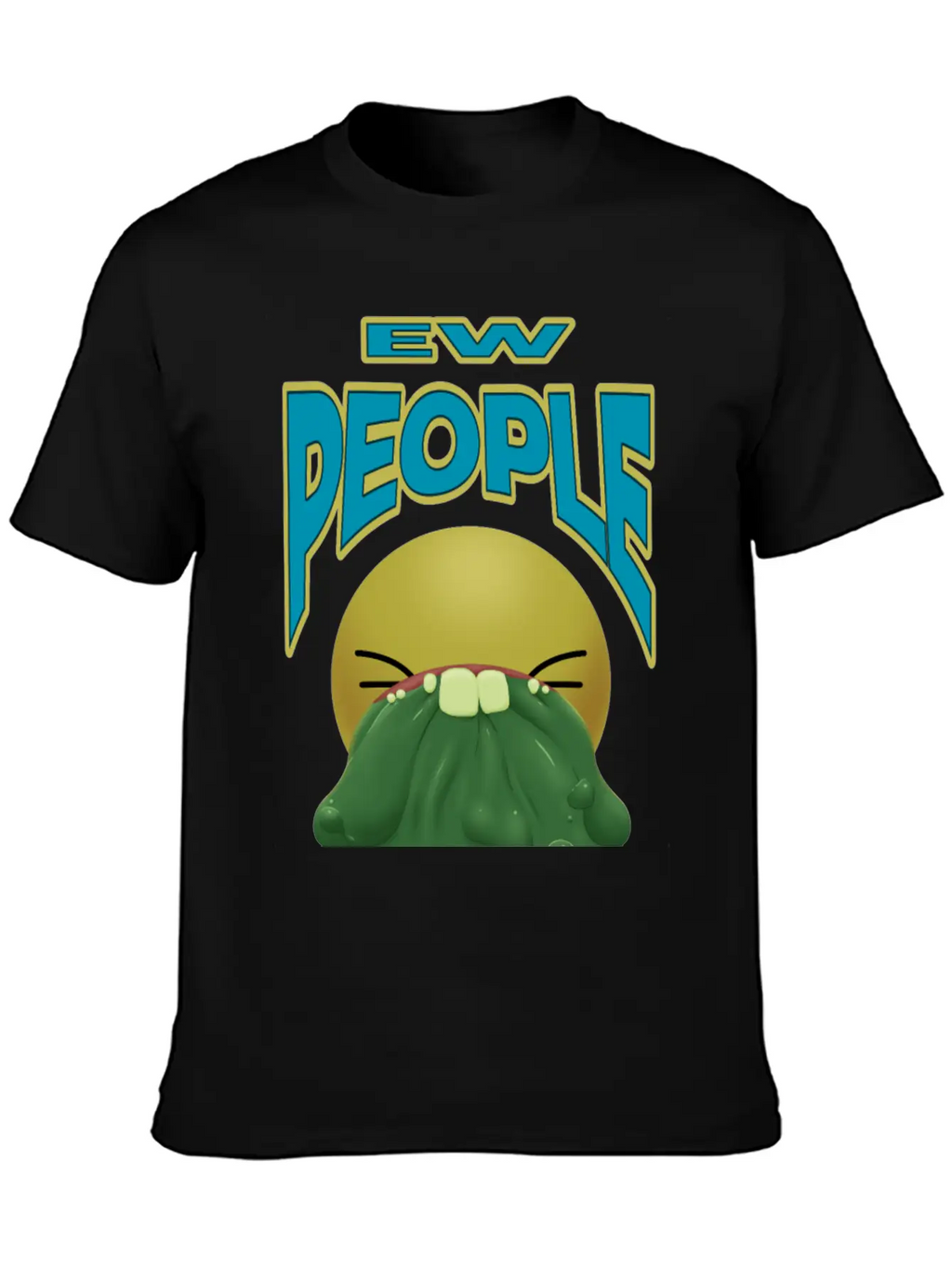 Ew People Classic Fit Graphic Tee For Daily Comfort – Unisex Cotton Shirt
