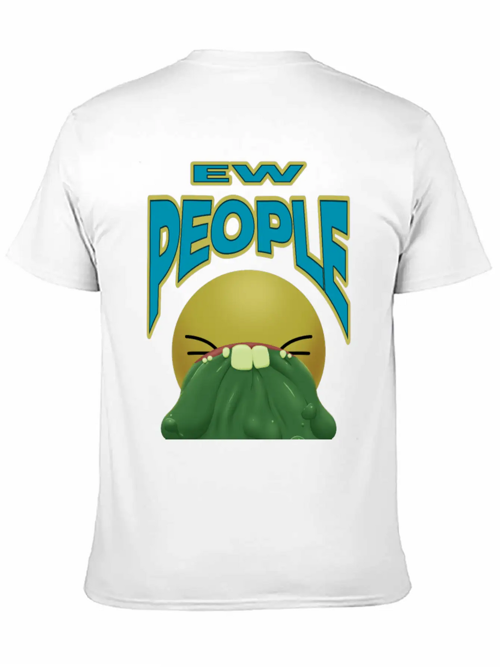 Ew People Classic Fit Graphic Tee For Daily Comfort – Unisex Cotton Shirt