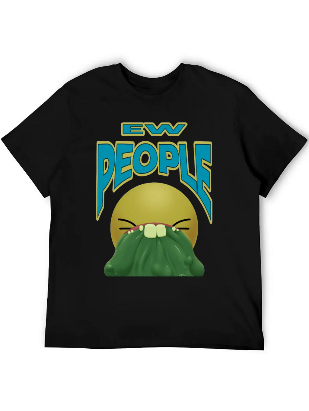 Ew People Classic Fit Graphic Tee For Daily Comfort – Unisex Cotton Shirt