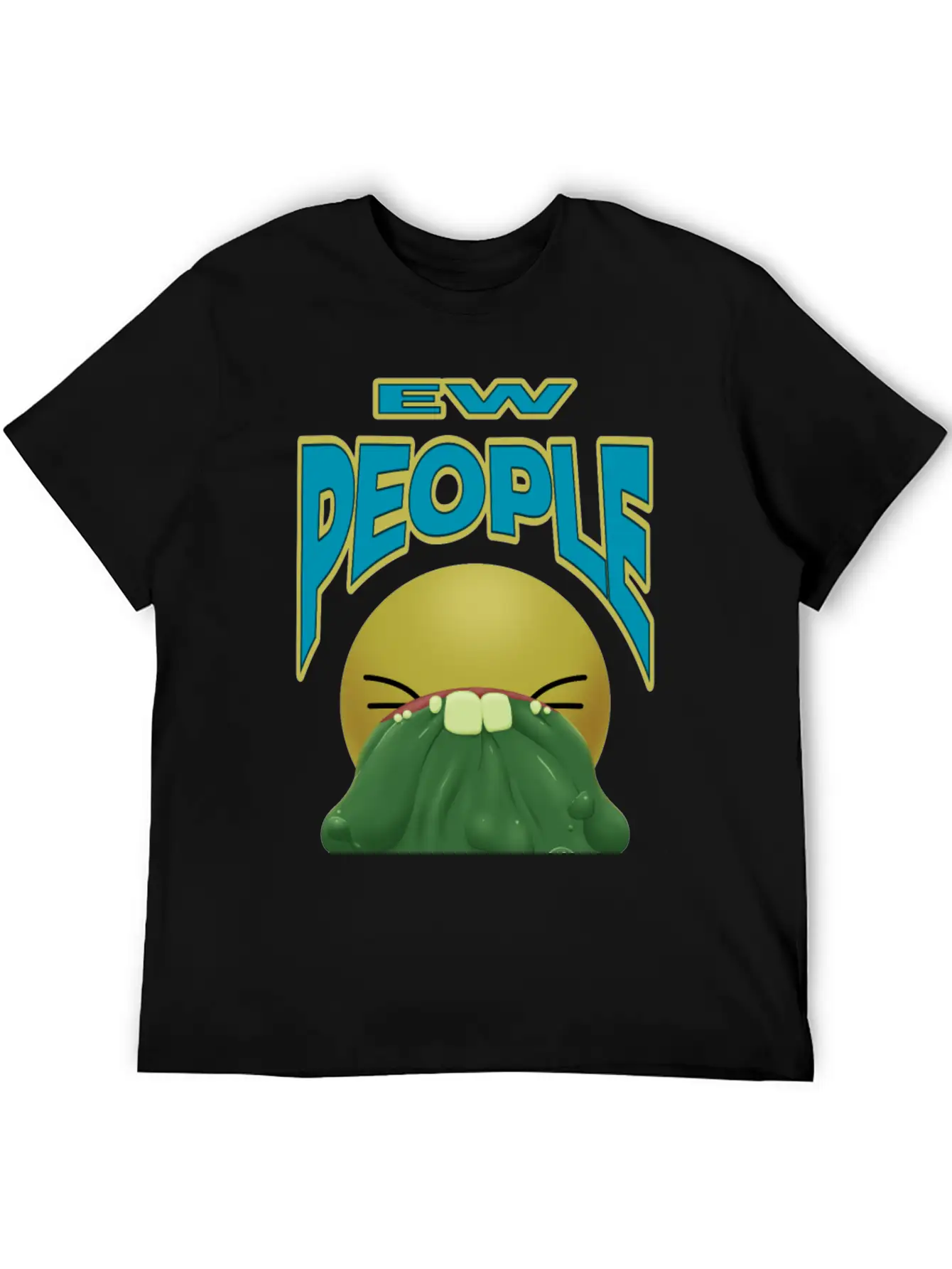 Ew People Classic Fit Graphic Tee For Daily Comfort – Unisex Cotton Shirt