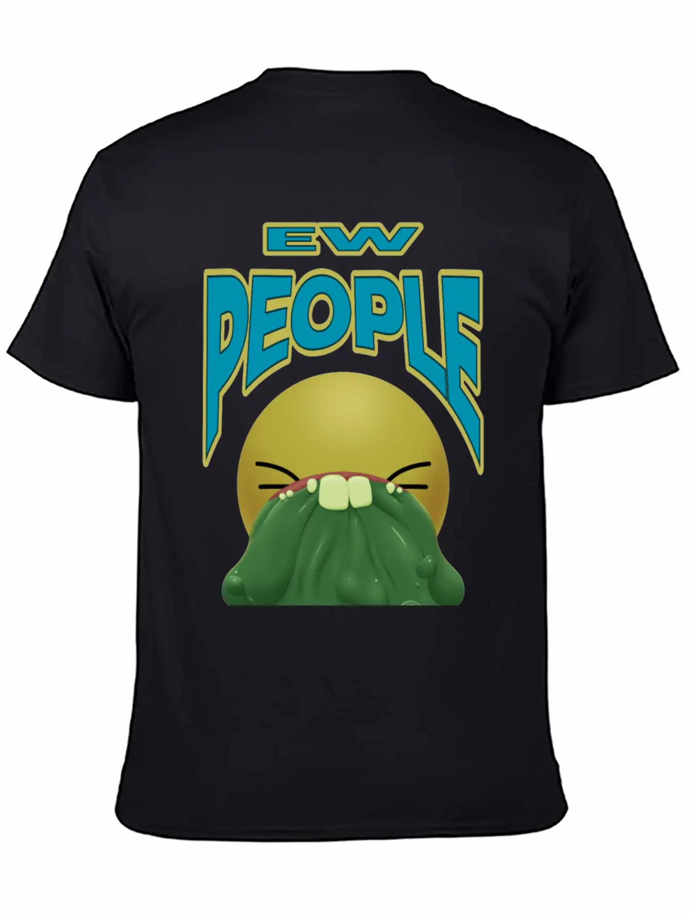 Ew People Classic Fit Graphic Tee For Daily Comfort – Unisex Cotton Shirt