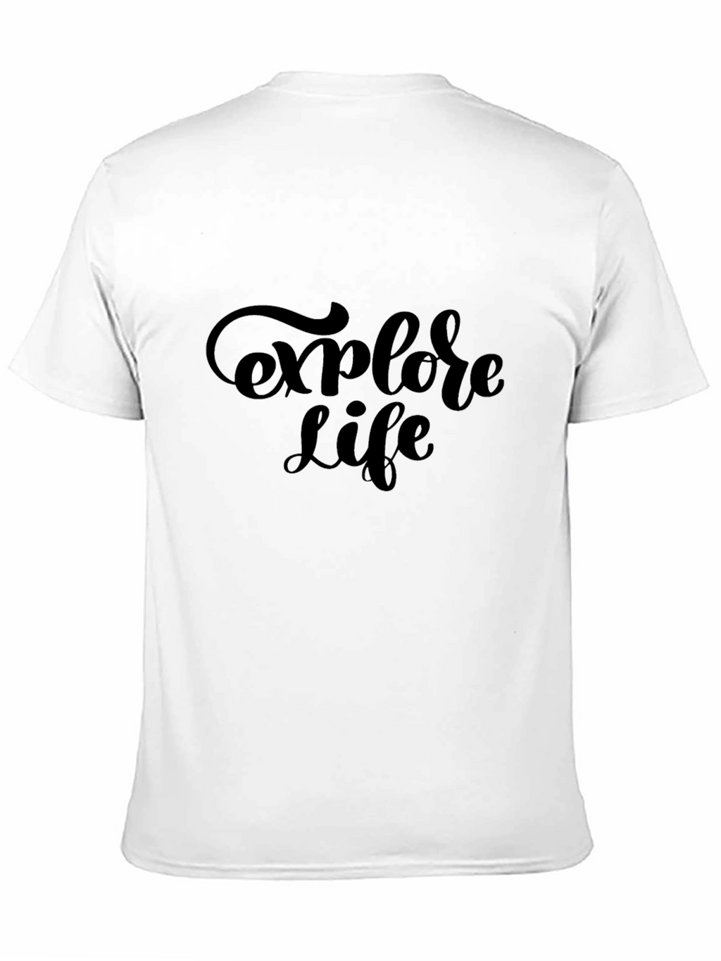 Explore Life Black Graphic Tee