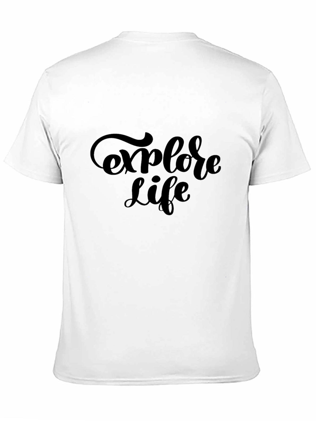 Explore Life Black Graphic Tee
