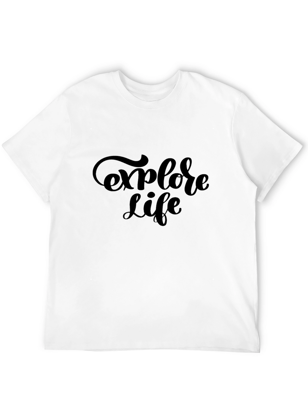 Explore Life Black Graphic Tee
