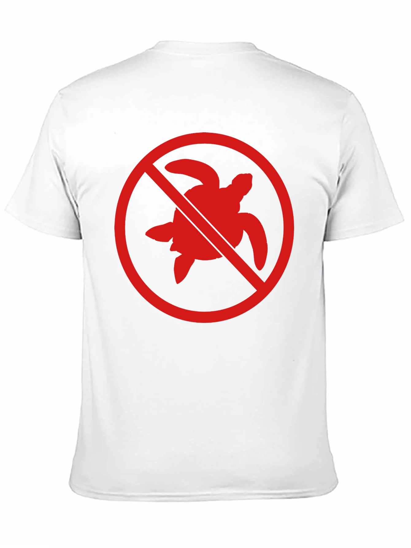 No Turtles T-Shirt - Black Crew Neck Tee