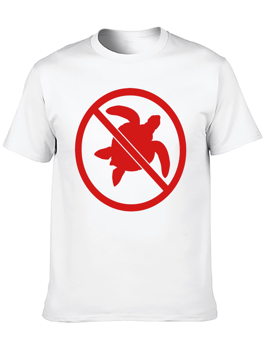 No Turtles T-Shirt - Black Crew Neck Tee