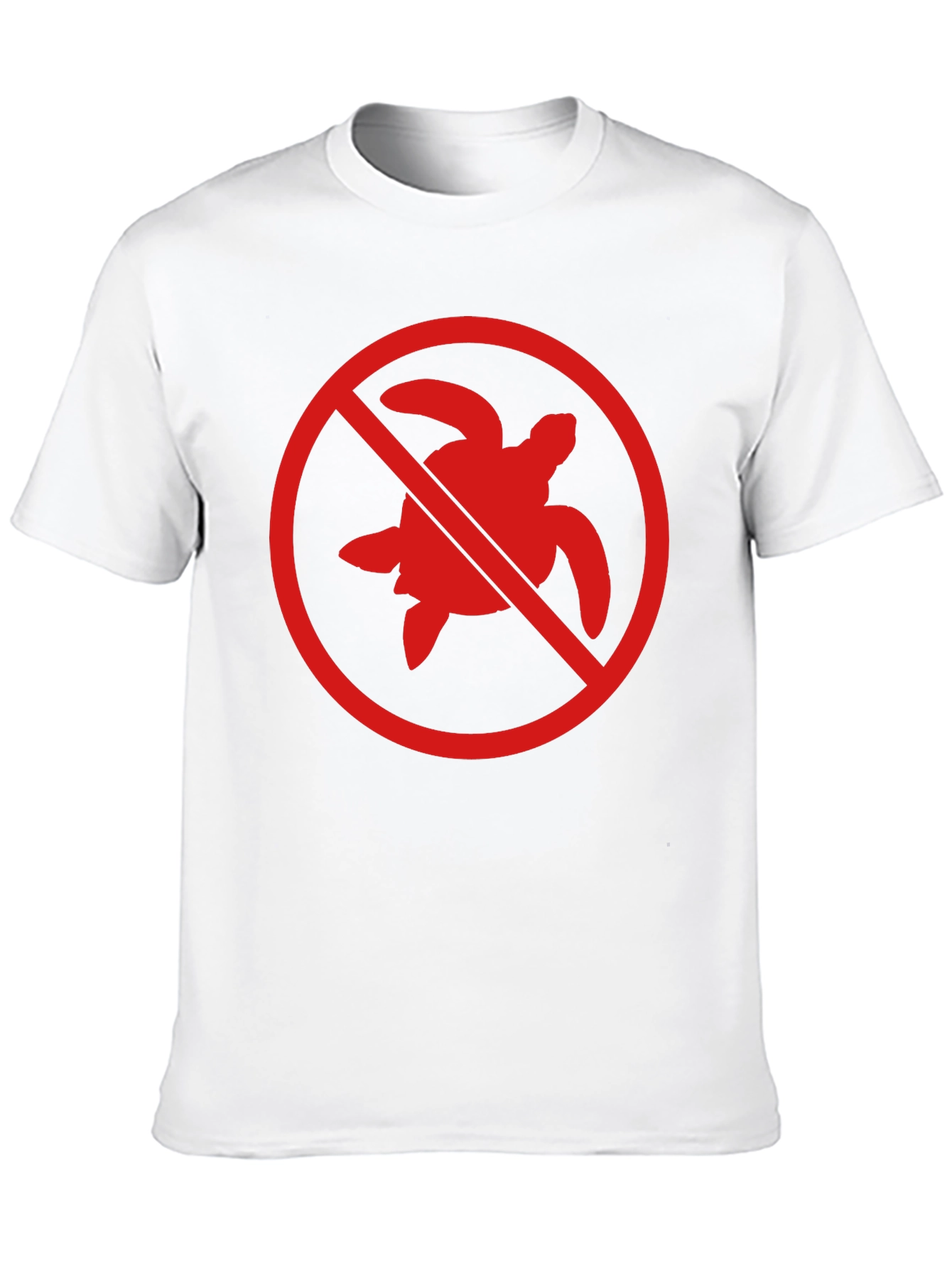 No Turtles T-Shirt - Black Crew Neck Tee