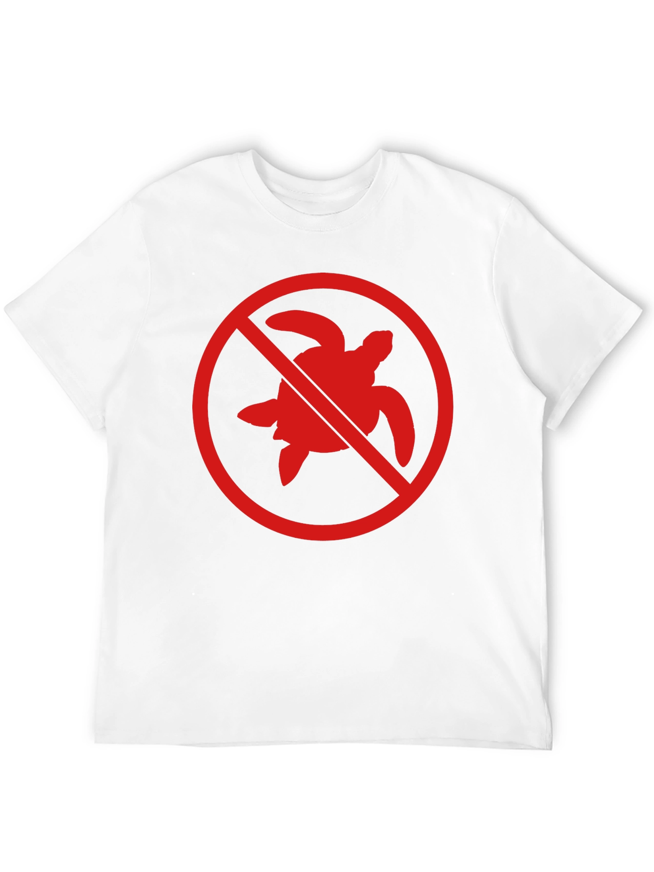 No Turtles T-Shirt - Black Crew Neck Tee