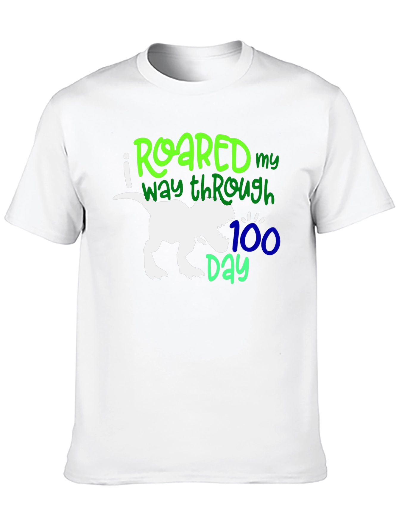 Roared Through 100 Days T-Shirt
