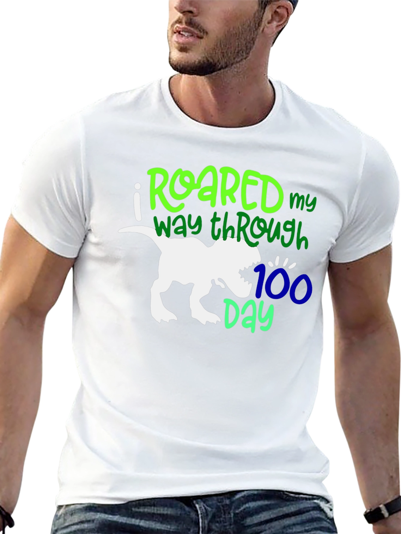 Roared Through 100 Days T-Shirt