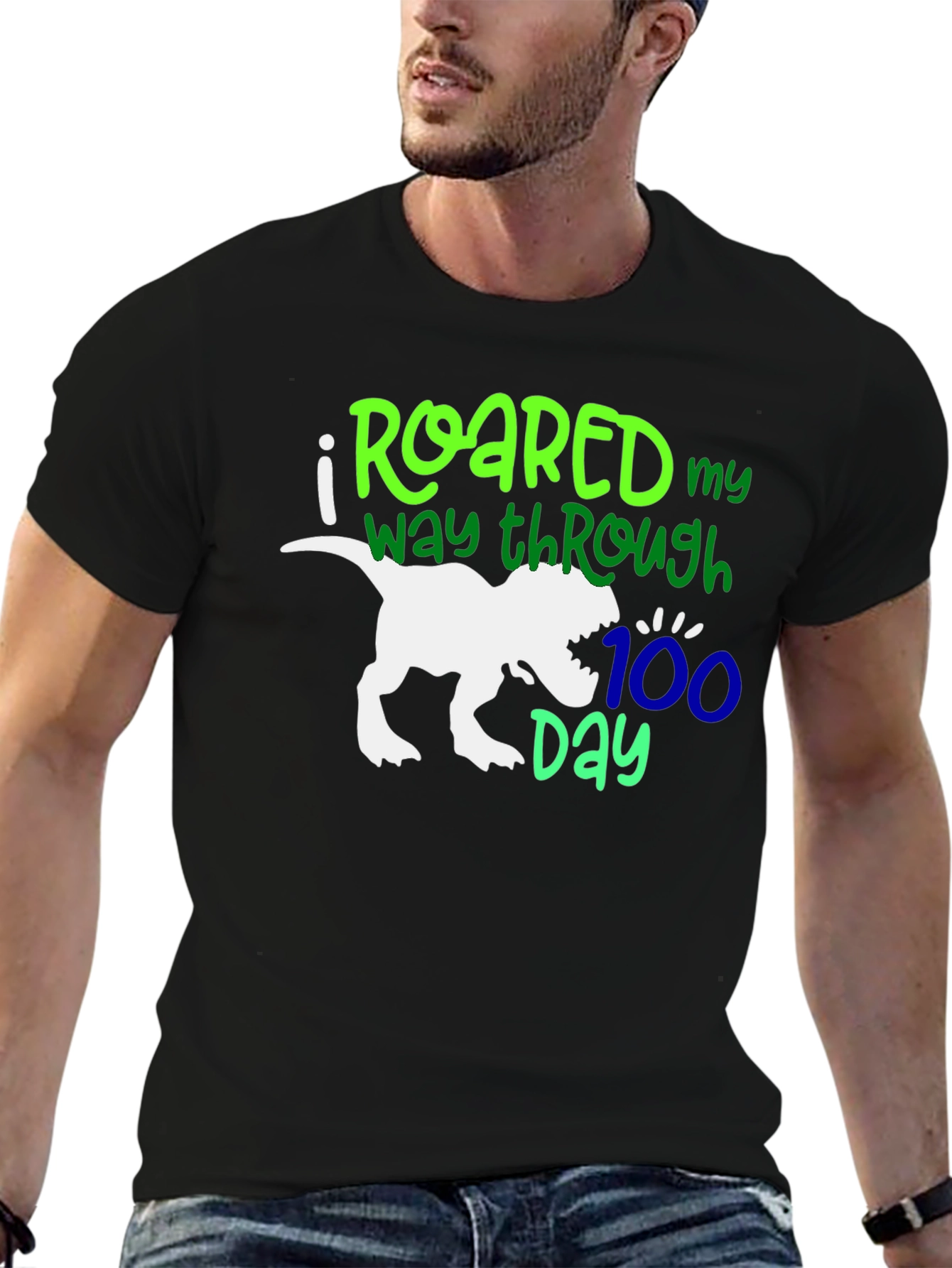 Roared Through 100 Days T-Shirt