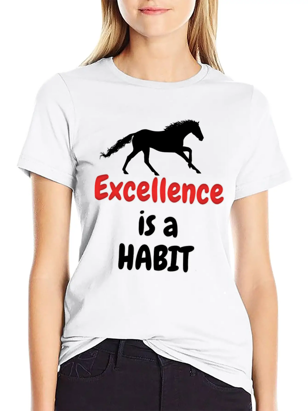 Excellence Is A Habit Essential Cotton Tee For Daily Outfits – Unisex Style