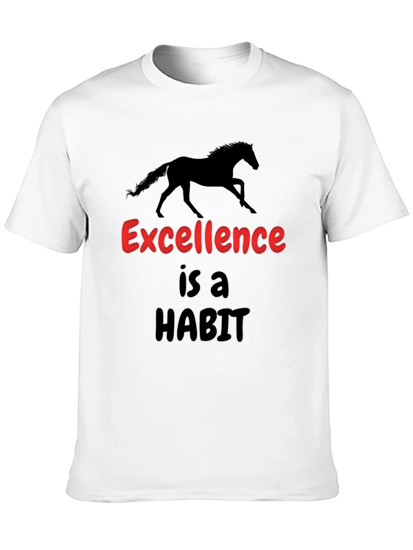 Excellence Is A Habit Essential Cotton Tee For Daily Outfits – Unisex Style