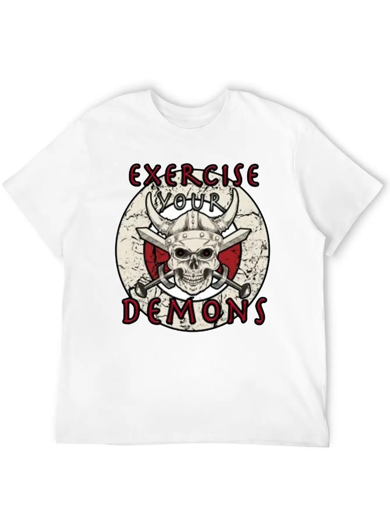 Exercise Your Demons Stylish Everyday T-Shirt – Unisex Basic Cotton Tee
