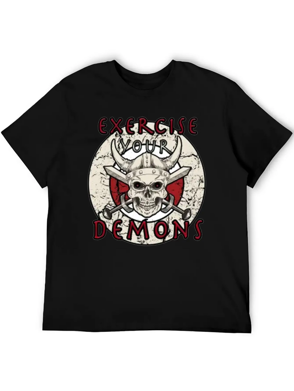 Exercise Your Demons Stylish Everyday T-Shirt – Unisex Basic Cotton Tee