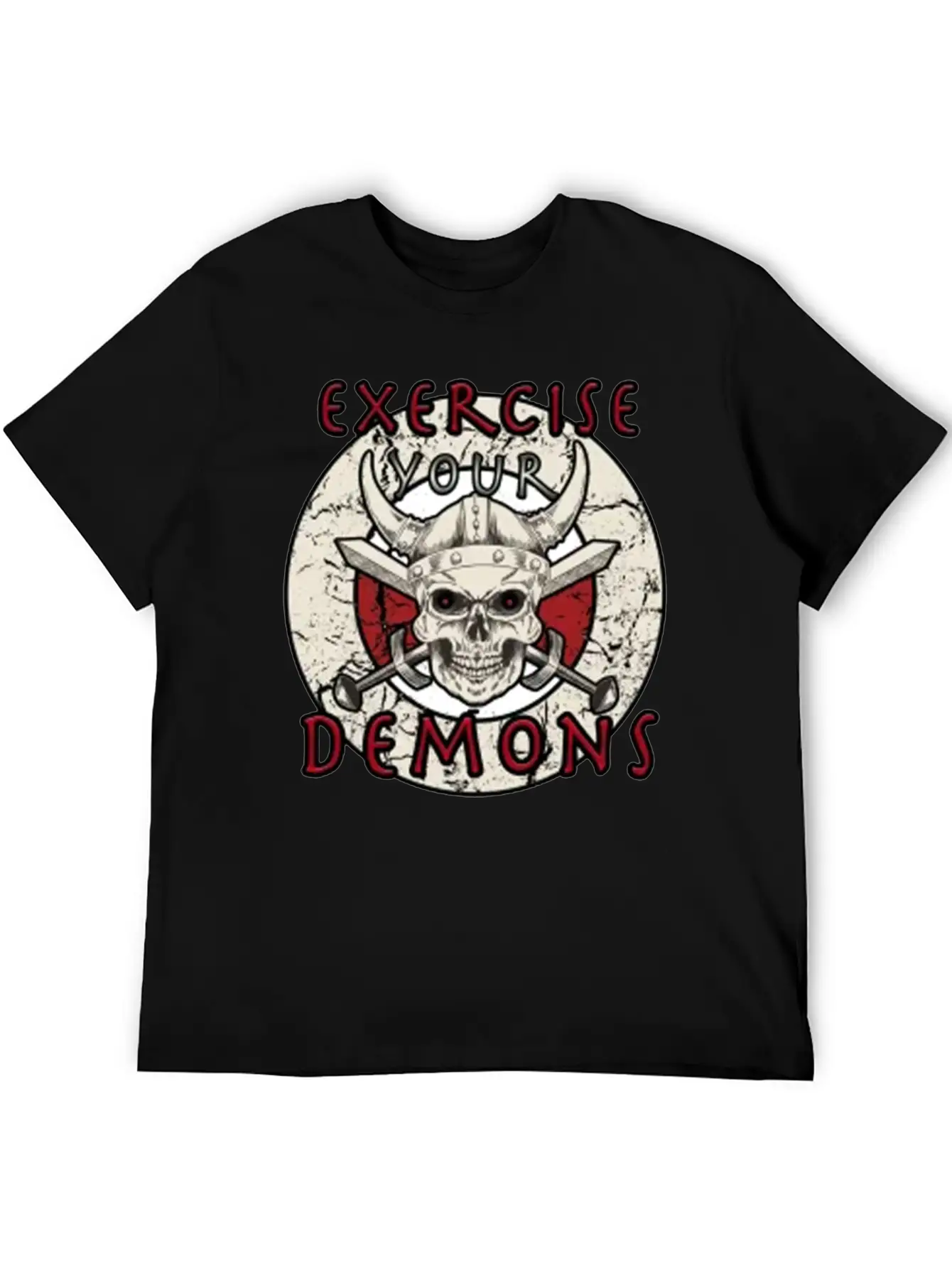 Exercise Your Demons Stylish Everyday T-Shirt – Unisex Basic Cotton Tee