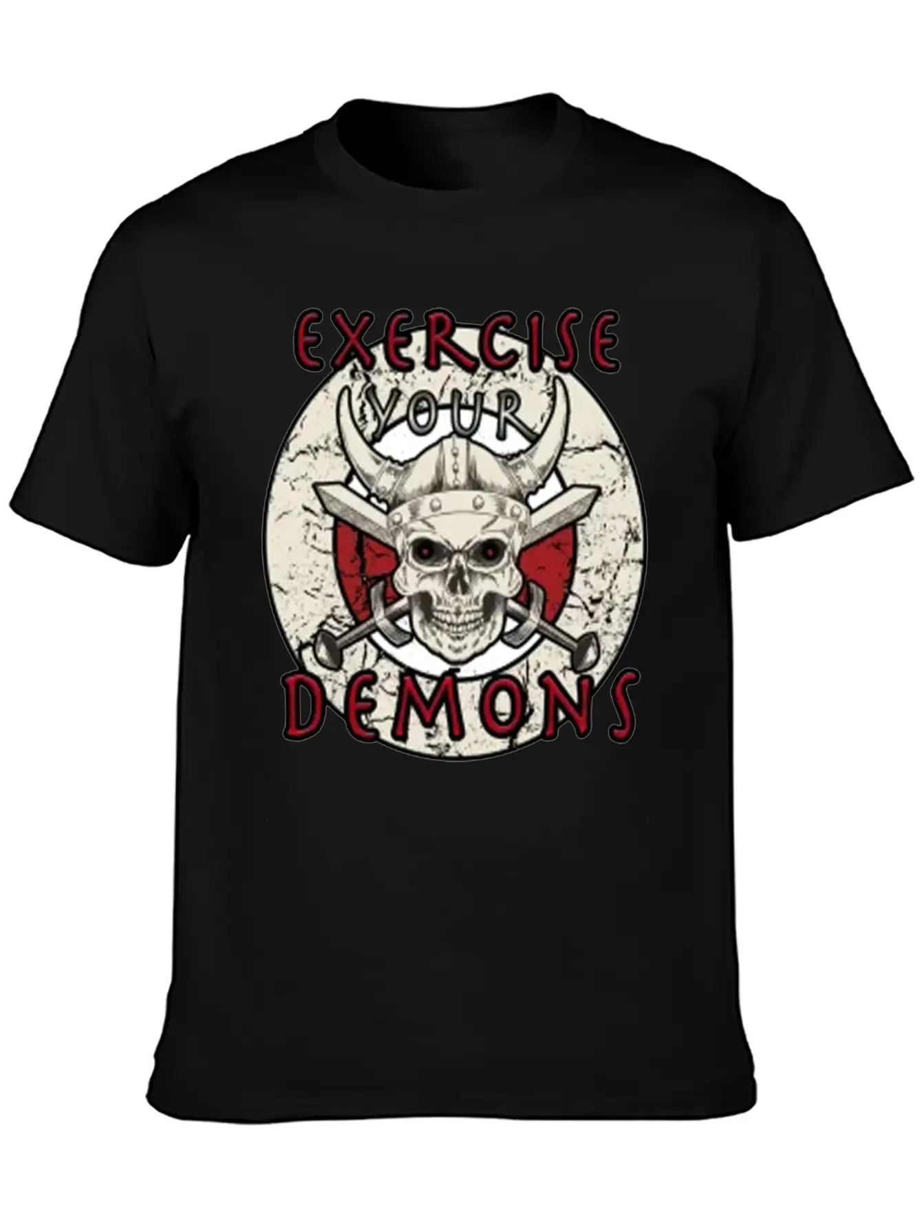 Exercise Your Demons Stylish Everyday T-Shirt – Unisex Basic Cotton Tee