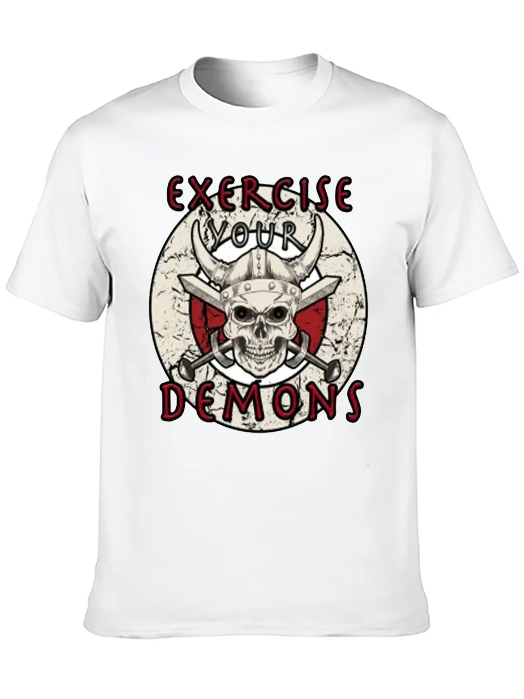 Exercise Your Demons Stylish Everyday T-Shirt – Unisex Basic Cotton Tee