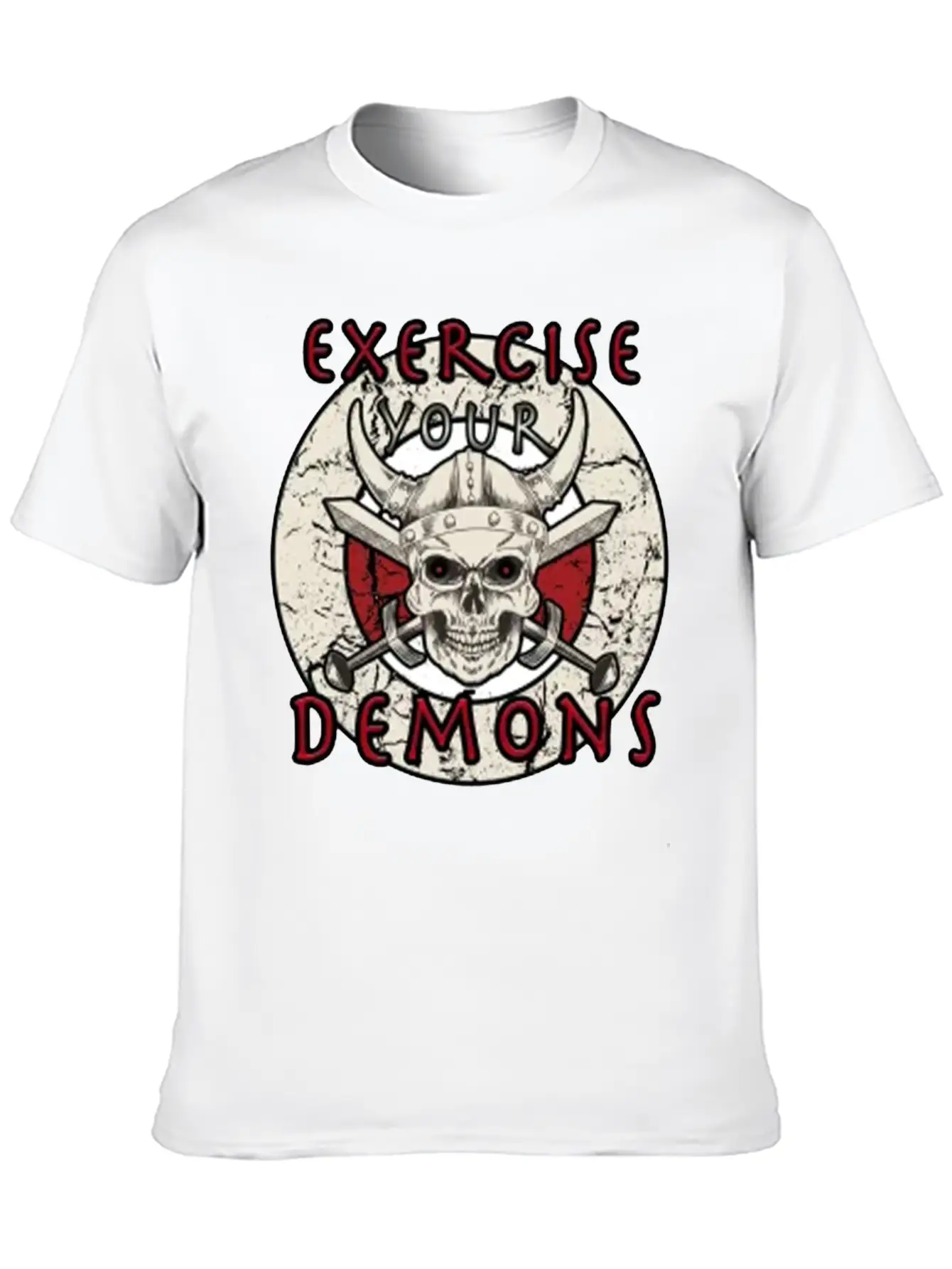 Exercise Your Demons Stylish Everyday T-Shirt – Unisex Basic Cotton Tee
