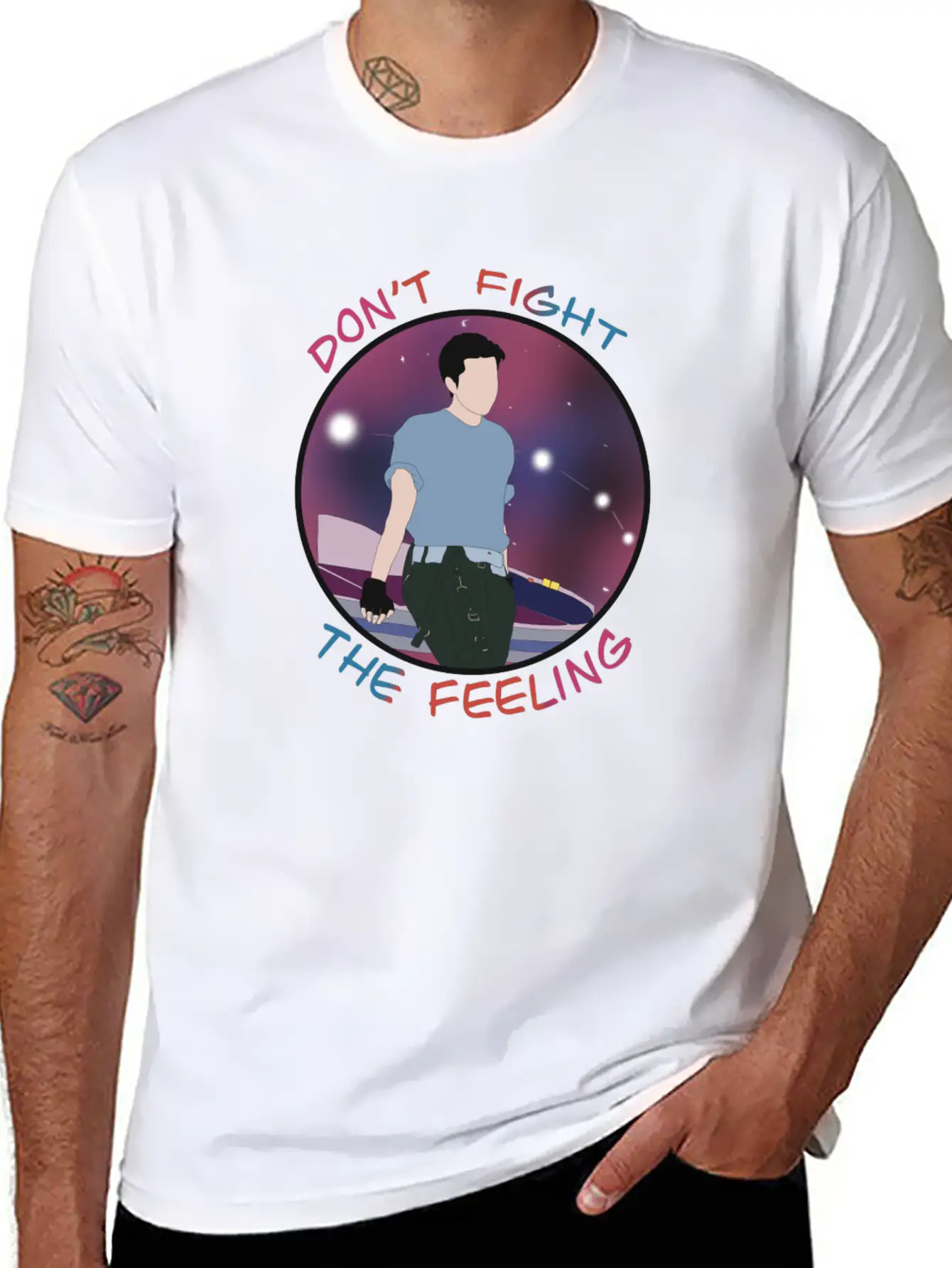 Exo Sehun - Don't Fight The Feeling Breathable Soft Cotton T-Shirt – Timeless Casual Look