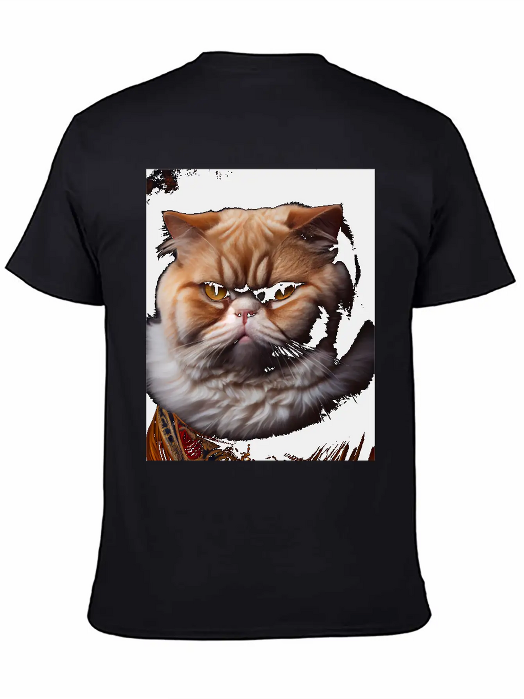 Exotic Shorthair Cat Breed Portrait Royal Renaissa Unisex Casual T-Shirt – Clean Design For Daily Comfort