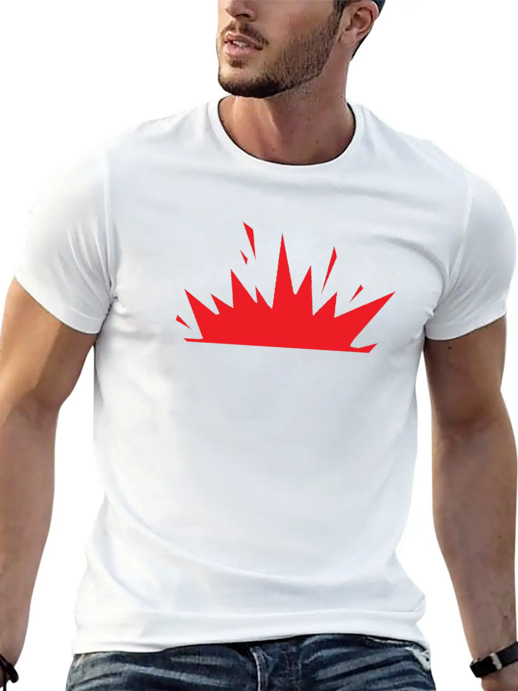 Explosion Classic Fit Graphic Tee For Daily Comfort – Unisex Cotton Shirt