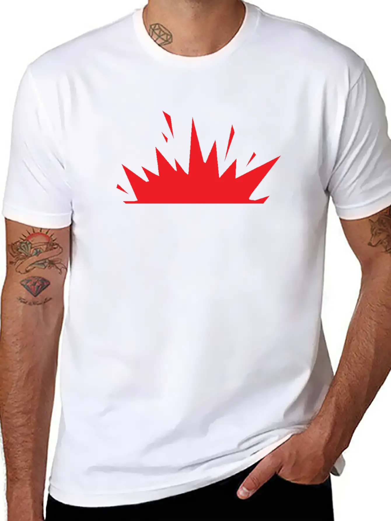 Explosion Classic Fit Graphic Tee For Daily Comfort – Unisex Cotton Shirt