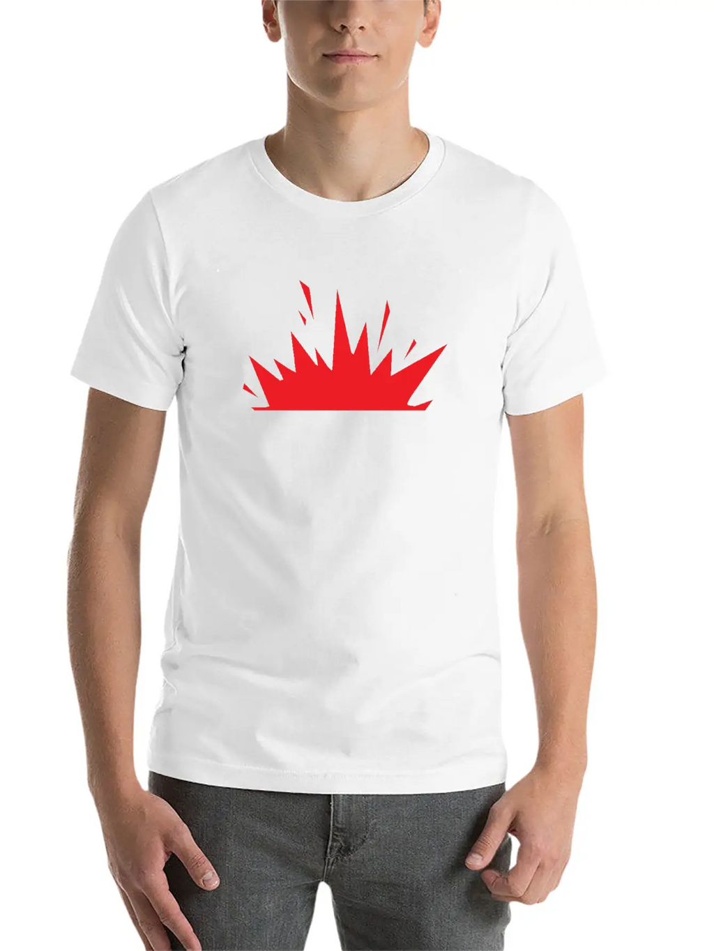 Explosion Classic Fit Graphic Tee For Daily Comfort – Unisex Cotton Shirt