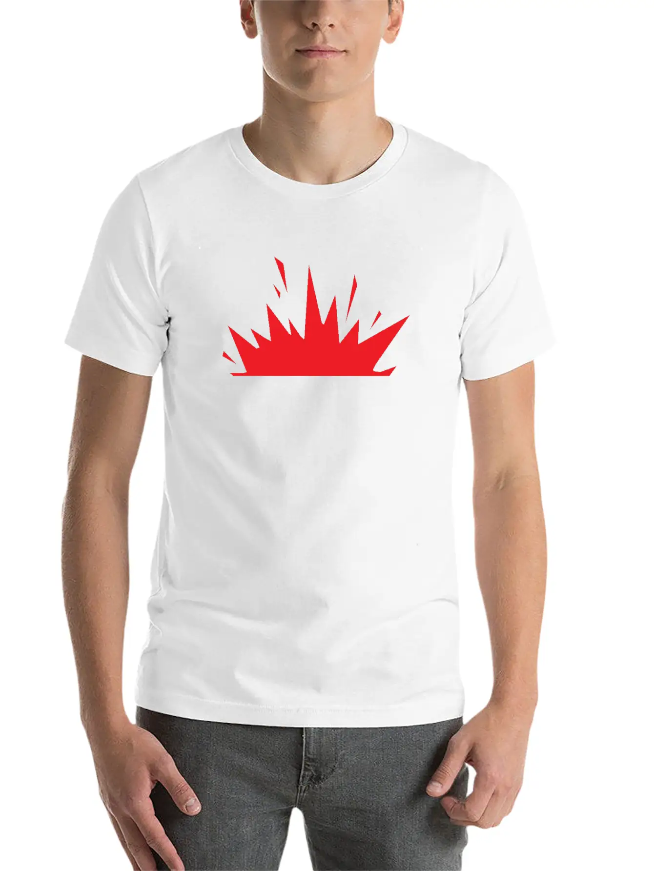 Explosion Classic Fit Graphic Tee For Daily Comfort – Unisex Cotton Shirt
