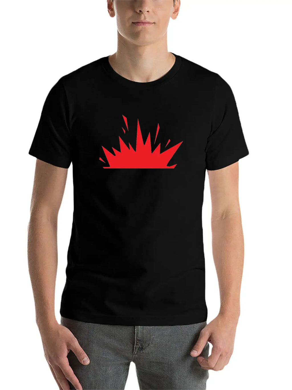 Explosion Classic Fit Graphic Tee For Daily Comfort – Unisex Cotton Shirt