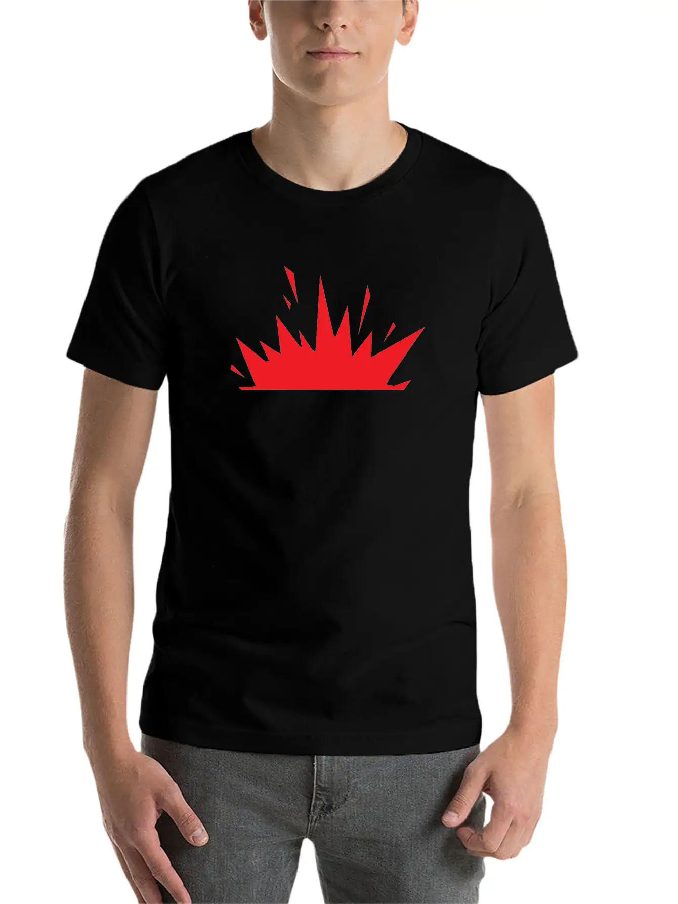 Explosion Classic Fit Graphic Tee For Daily Comfort – Unisex Cotton Shirt