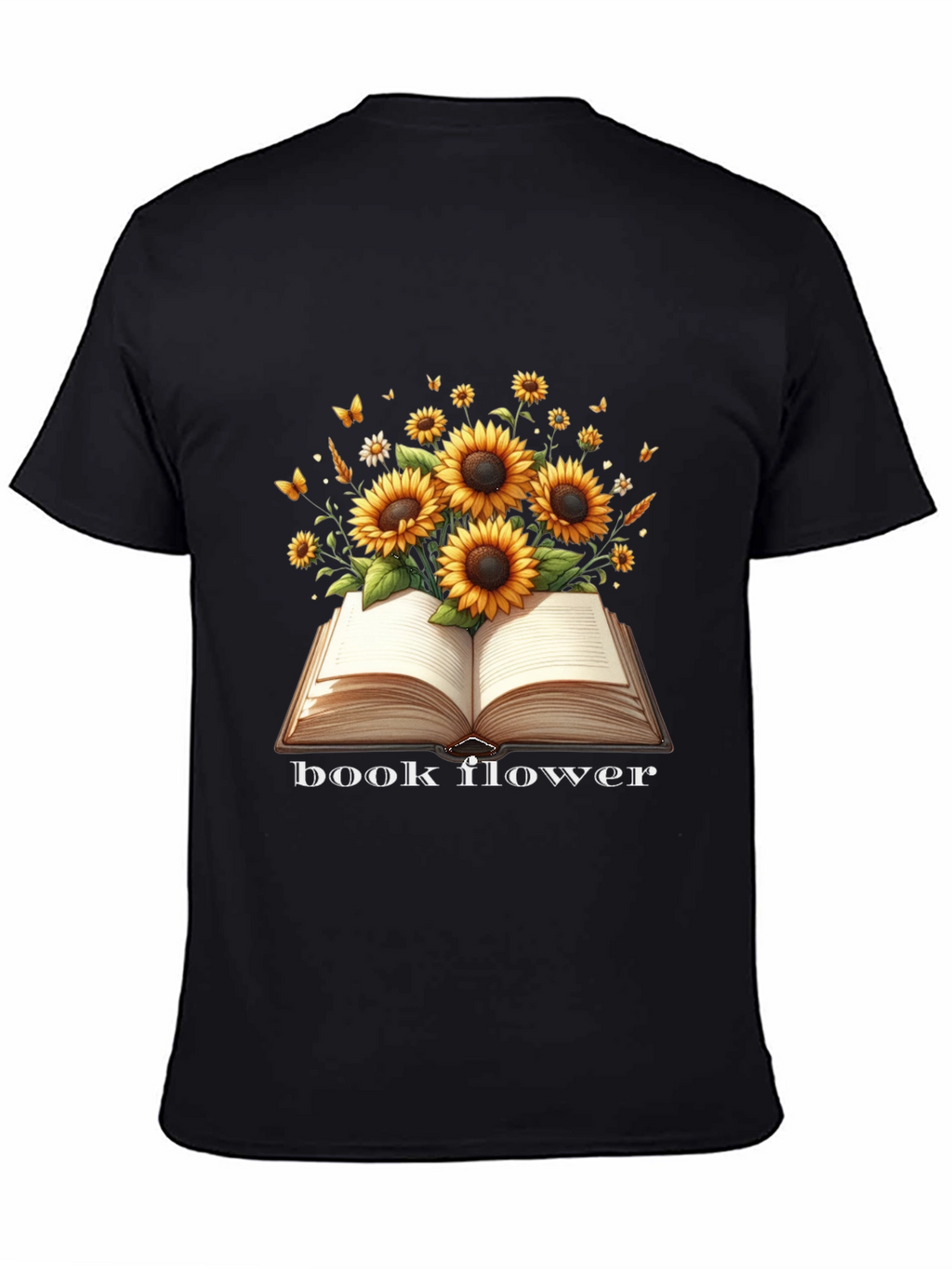 Book Flower T-Shirt