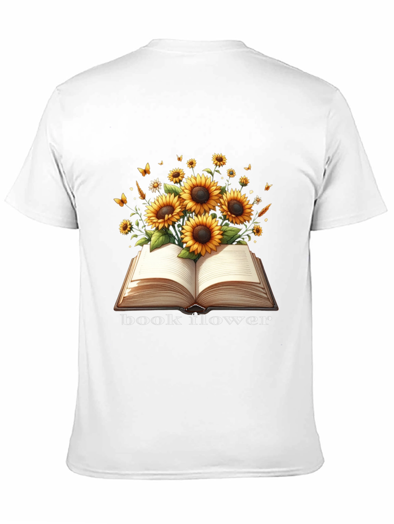 Book Flower T-Shirt