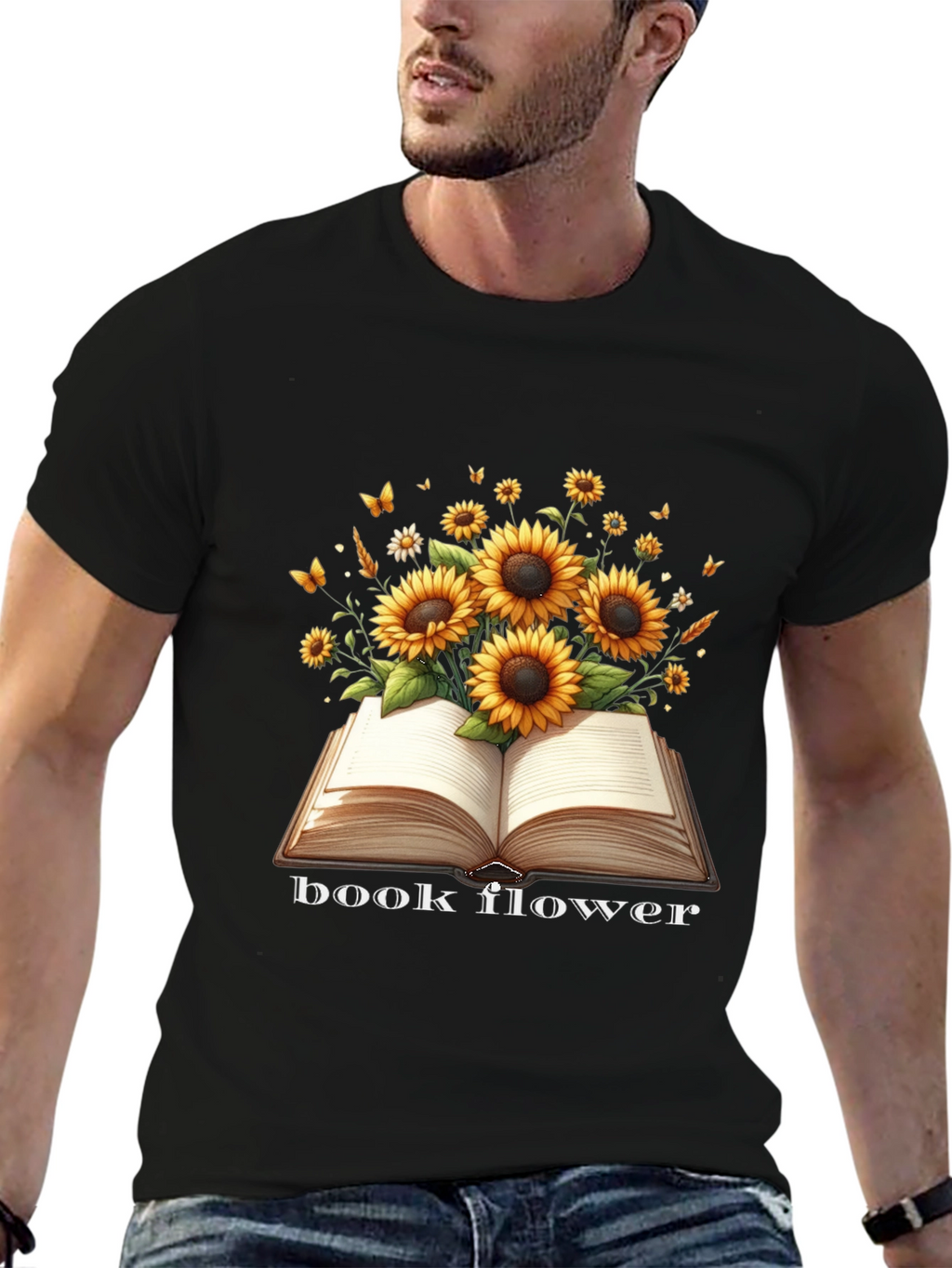 Book Flower T-Shirt