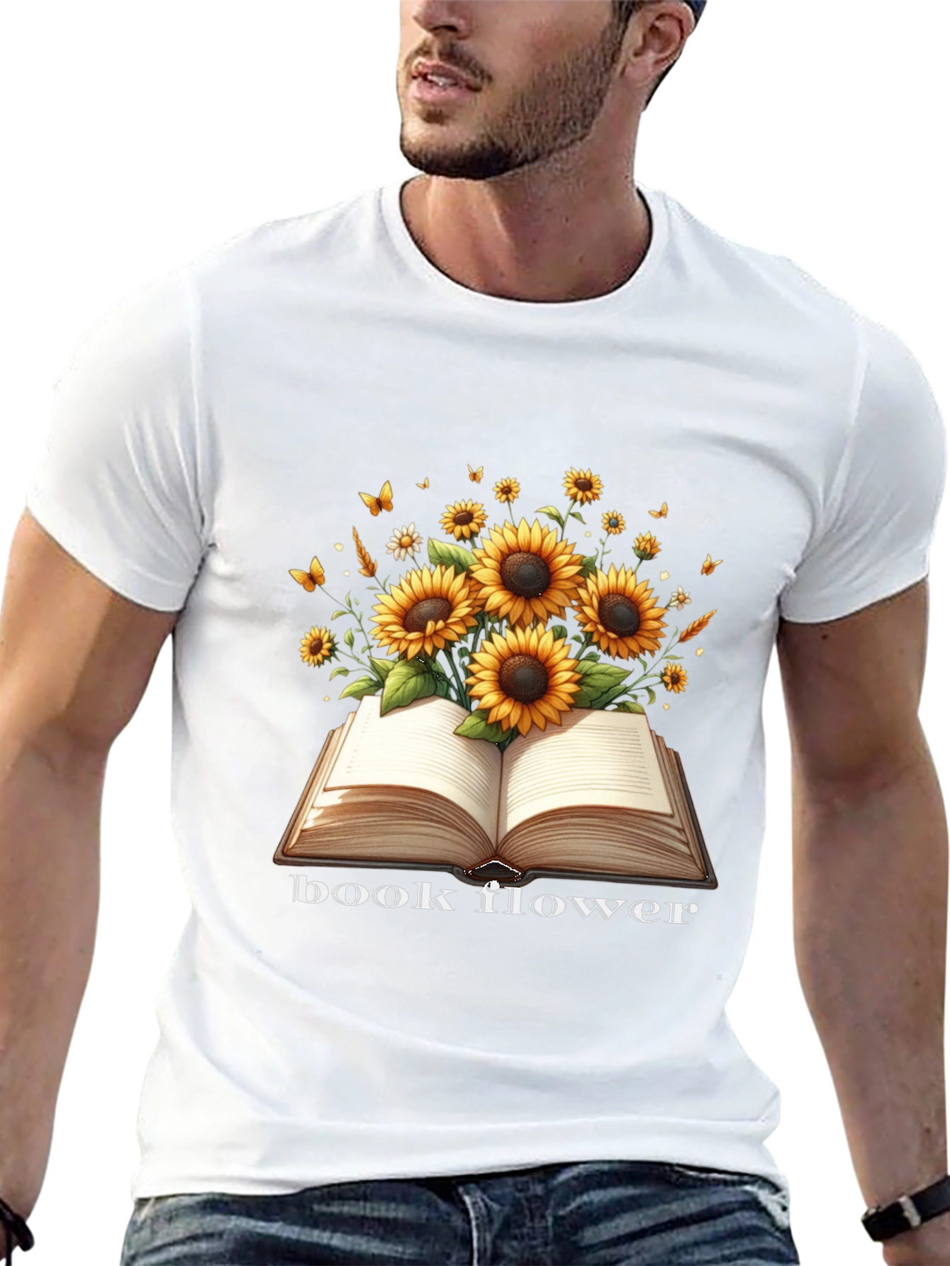 Book Flower T-Shirt