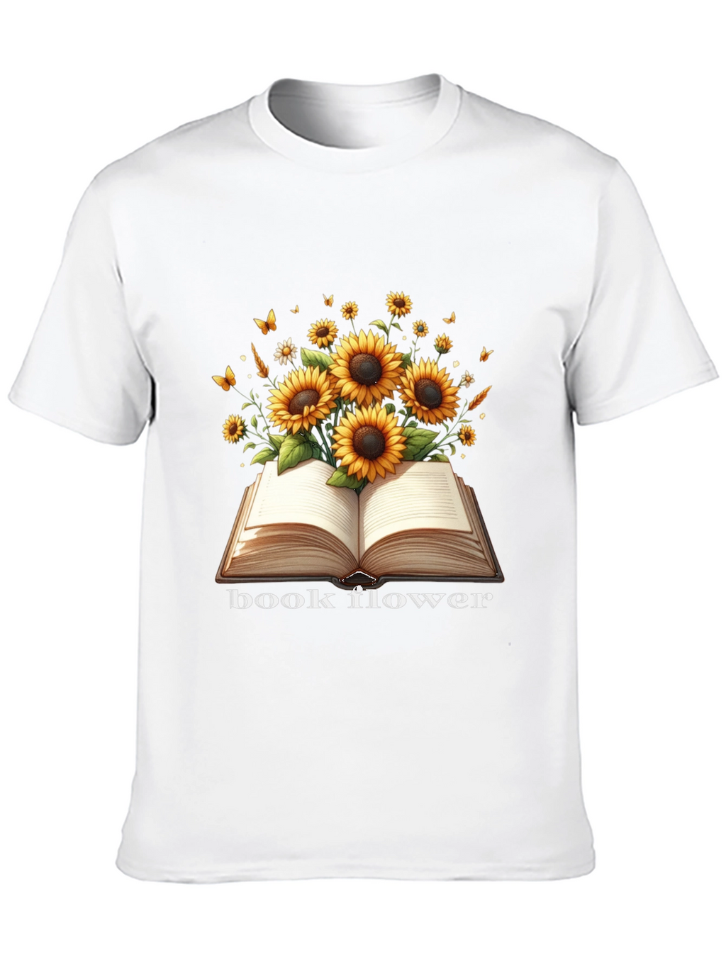 Book Flower T-Shirt