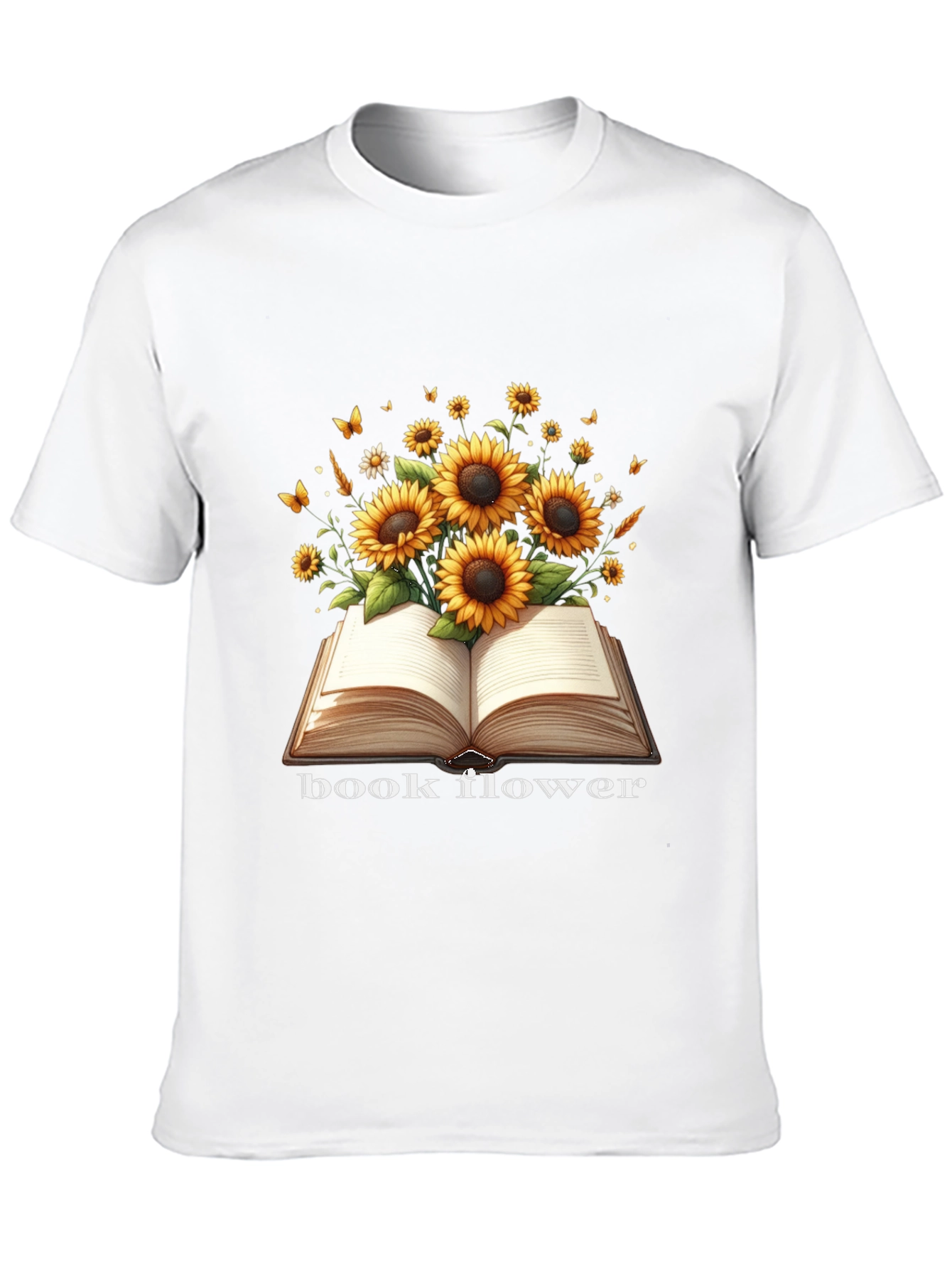 Book Flower T-Shirt