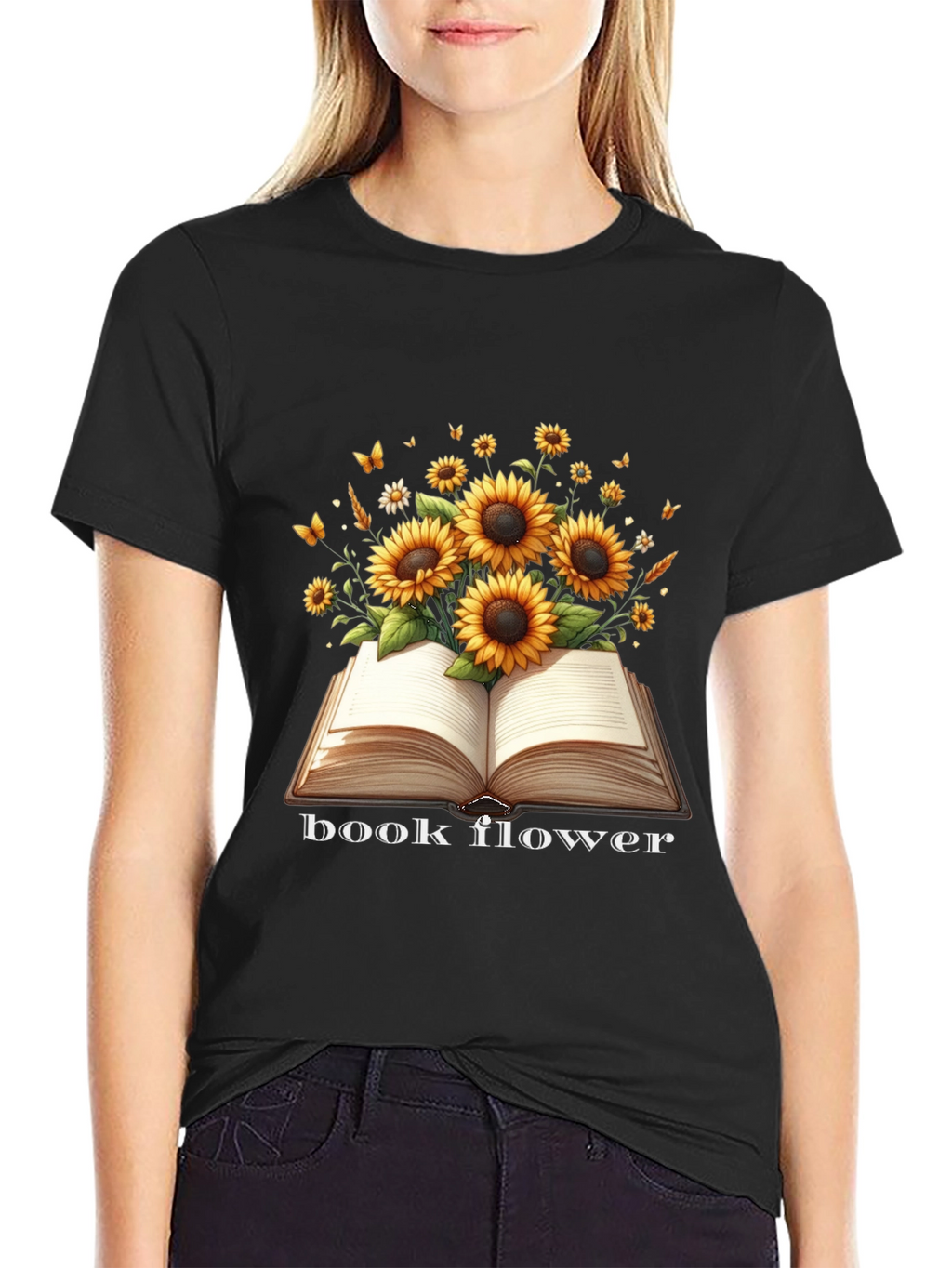 Book Flower T-Shirt