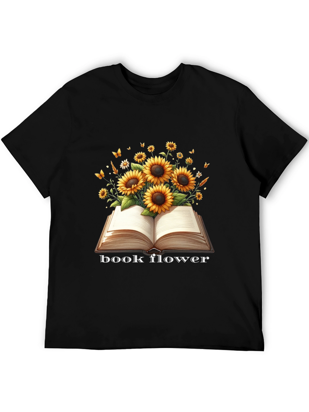 Book Flower T-Shirt