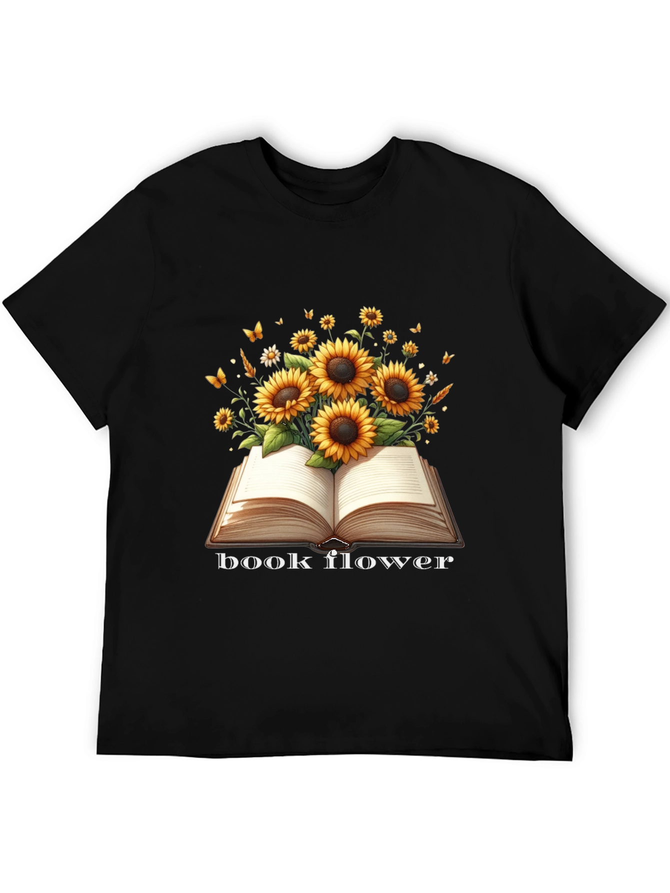 Book Flower T-Shirt