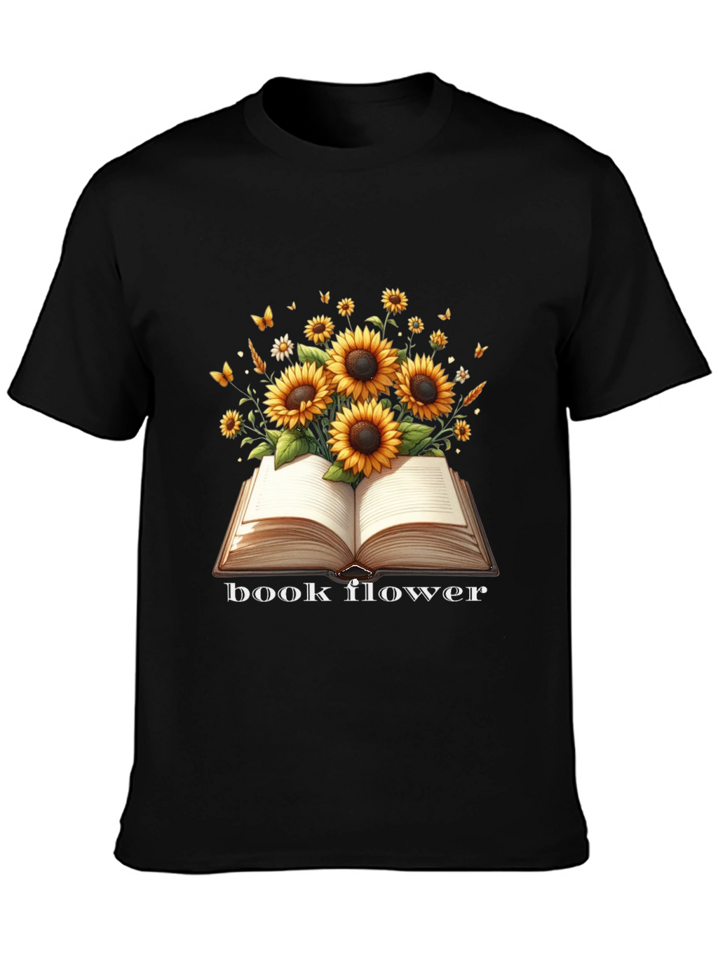 Book Flower T-Shirt