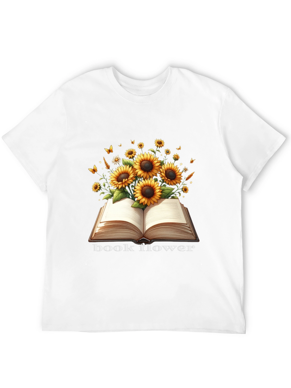 Book Flower T-Shirt