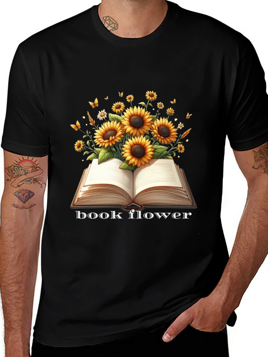 Book Flower T-Shirt